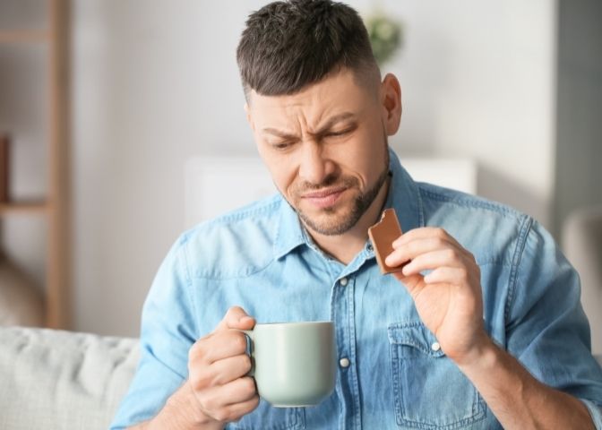 Man with Sensitive Teeth